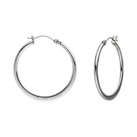 Edelstahl Kreolen hochglanzpoliert Edelstahl Kreolen hochglanzpoliert