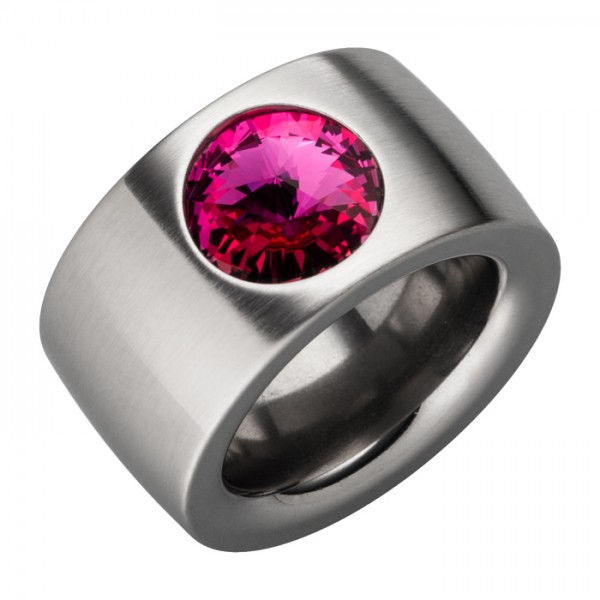 Ring Swarovskistein Fuchsia