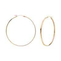 Edelstahlcreolen in Gold PVD beschichtet Edelstahlcreolen in Gold PVD beschichtet