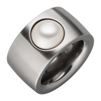 Ring weiße Swarovski Perle Ring weiße Swarovski Perle